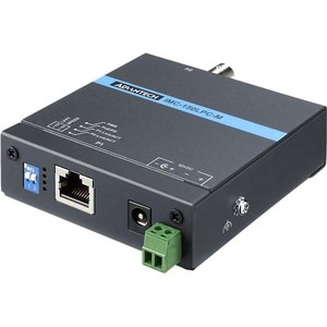 Advantech Hardened PoE Long Reach Ethernet Extender via Coaxial - 1 x Network (RJ-45) - 984.25 ft Extended Range - Metal