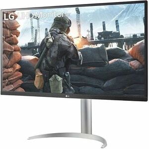 LG 27BP55U-B 27" Class 4K UHD LCD Monitor - 16:9 - Textured Black, Textured White - 27" Viewable - In-plane Switching (IPS