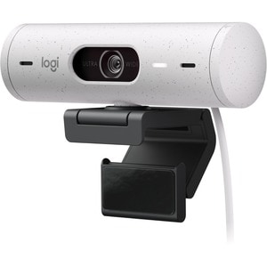Cámara Web Logitech BRIO - 4Megapíxel - 60fps - Blanco - USB Tipo C - 1920 x 1080 Vídeo - Auto-foco - 90° Ángulo - 4x Zoom