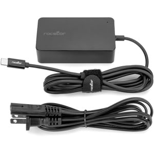 Rocstor 65W Smart USB-C Laptop Power Adapter Charger - Compatible and perfect fit for Dell™,HP®,Lenovo®,Microsoft® Surface