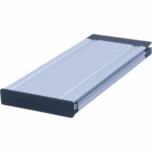 CRU Q80 256 GB Solid State Drive - Internal - PCI Express NVMe - Silver, Black - TAA Compliant - 3 Year Warranty