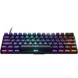 SteelSeries Apex 9 Mini Gaming Keyboard - Cable Connectivity - USB Type C Interface - RGB LED - Linear Optical Keyswitch -