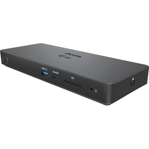 Dicota USB-Typ C Docking Station für Smartphone, Monitor, Notebook, Tablet - Speicherkartenleser - SD, microSD - 100 W - S