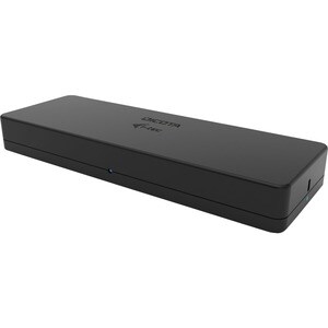 Dicota USB-Typ C Docking Station für Monitor, Notebook, Tablet - Schwarz - Tragbar - 2 Unterstützte Displays - 6 x USB-Ans
