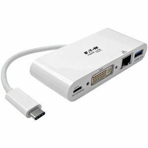 Tripp Lite series U444-06N-DGU-C USB-Typ C Docking Station für Tablet-PC, Desktop-PC, Notebook - 2 x USB-Anschlüsse - 2 x 