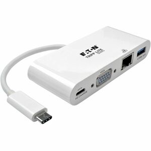 Tripp Lite series U444-06N-VGU-C Docking Station für Notebook, Tablet-PC - 2 x USB-Anschlüsse - 2 x USB 3.0 - Netzwerk (RJ