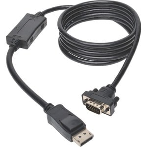 Tripp Lite series P581-006-VGA-V2 1,83 m DisplayPort/VGA Videokabel - Cable for Videogerät, Monitor, Projektor, TV, Grafik