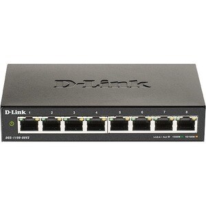D-Link DGS-1100 DGS-1100-10MPV2 8 Ports Manageable Ethernet Switch - Gigabit Ethernet - 1000Base-T, 1000Base-X - 2 Layer S