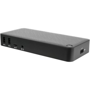 Targus DOCK430 C型 USB 扩展插口 用于 台式计算机, 鼠标, 平板, 键盘, 显示器, 智能电话, 闪盘, 笔记本电脑 - 85 W - 黑, 灰 - 3 支持的显示器 - 4K, 2K, Full HD - 3840 x 