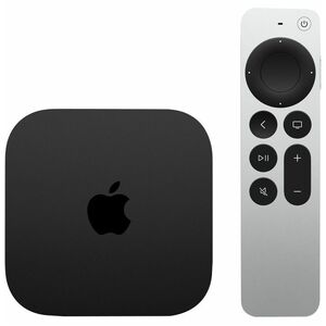 Apple TV 4K Internet TV - 64 GB HDD - Wireless LAN - Black - Siri - HDR10, HDR10+, HLG - Dolby Digital 5.1, Dolby Digital 