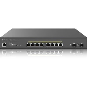 EnGenius ECS2510FP Ethernet Switch - 8 Ports - Manageable - 2.5 Gigabit Ethernet, 10 Gigabit Ethernet - 2.5GBase-T, 10GBas