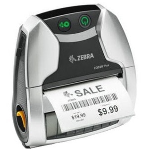 Zebra ZQ320 Plus Mobile Direct Thermal Printer - Monochrome - Label/Receipt Print - Bluetooth - Near Field Communication (