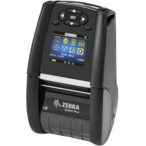 Zebra ZQ610 Plus Desktop, Industrial, Mobile Direct Thermal Printer - Monochrome - Label/Receipt Print - Bluetooth - Near 