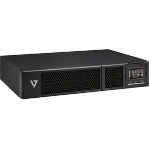 V7 UPS2URM3000DC-NC-1E Double Conversion Online UPS - 3 kVA/3 kW - 2U Rackmontage - 3 Stunde(n) Recharge - 2,60 Minute(n) 
