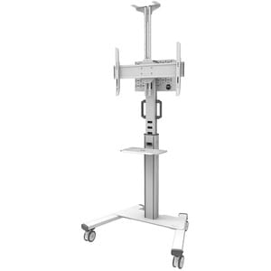 Neomounts Display Cart - 70 kg Capacity - 4 Casters - 100 mm Caster Size - 903 mm Width x 702 mm Depth x 1750 mm Height - 