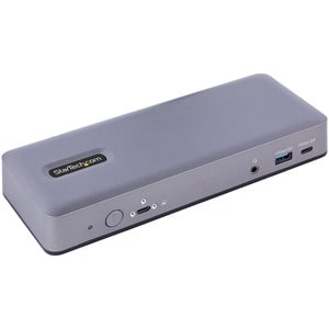 StarTech.com USB-C Docking Station, HDMI/DP/DP Alt Mode USB-C Dock, Triple/Dual 4K, 7x USB Hub, 60W PD, GbE, WWCB certifie