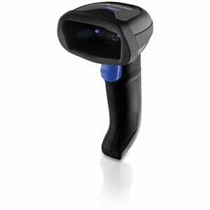 Datalogic QuickScan QM2500 Retail, Commercial Service, Hospitality, Transportation, Government, Laboratory Handheld Barcode Scanner Kit - Wireless Connectivity - Black - USB Cable Included - 510.54 mm Scan Distance - 1D, 2D - LED - Imager - , Radio Frequency - Serial, USB - IP52