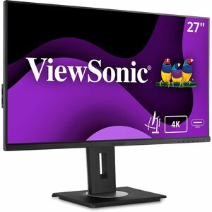 Moniteur LED ViewSonic Graphic VG2756-4K 27" Class 4K UHD - 16:9 - 68,6 cm (27") Viewable - Technologie IPS - LED Rétroécl