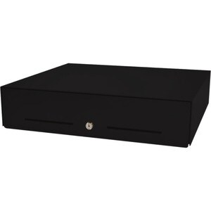Cassetto dei contanti apg SL3000 - 8 Coin - 2 Lettore di schede - 3 Posizione serratura - Acciaio - Nero - 107 mm Altezza 