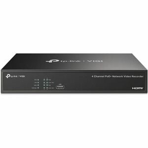 TP-Link VIGI NVR1004H-4P 4 Kanäle Kabel Videoüberwachungsstation - Netzwerk-Videorekorder - HDMI - 4K Aufnahme
