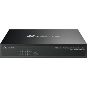 TP-Link VIGI 4 Kanäle Kabel Videoüberwachungsstation 10 TB HDD - Netzwerk-Videorekorder - HDMI - 4K Aufnahme