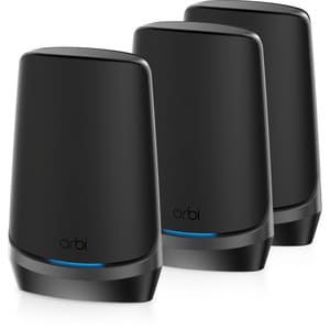 Netgear Orbi RBKE963B Wi-Fi 6E IEEE 802.11ax Ethernet Wireless Router - Quad Band - 2.40 GHz ISM Band - 5 GHz UNII Band - 
