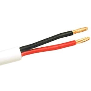 C2G In wall Speaker Cable - 1000 ft Audio Cable - First End: Bare Wire - White