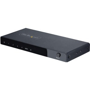 StarTech.com 4-Port 8K HDMI Switch, HDMI 2.1 Switcher 4K 120Hz HDR10+, 8K 60Hz UHD, HDMI Switch 4 In 1 Out, Auto/Manual So
