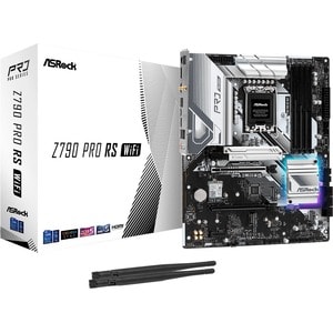 ASRock Z790 PRO RS WIFI Gaming Desktop Motherboard - Intel Z790 Chipset - Socket LGA-1700 - ATX - Core Processor Supported