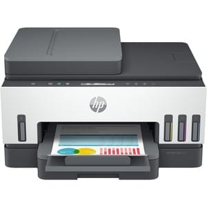 HP 7305 Wireless Smart Tank Inkjet Multifunction Printer - Colour - Copier/Printer/Scanner - 23 ppm Mono/22 ppm Color Prin