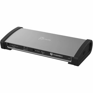 j5create Thunderbolt 4 Docking Station for Desktop PC, Notebook, Monitor, Mouse, Keyboard, Printer - Memory Card Reader - 