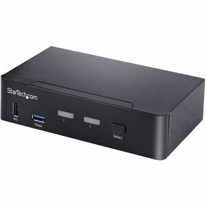 StarTech.com KVM Switchbox - TAA Compliant - 2 Computer(s) - 1 Local User(s) - 8 - 1 x DisplayPort - Desktop