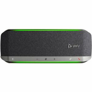 Poly Sync 40 USB-A USB-C Speakerphone - Wired/Wireless Bluetooth - 3 Microphone(s) - 50 mm Speaker(s) - Silver