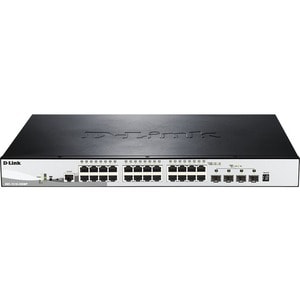 D-Link DGS-1510 DGS-1510-28XMP 28 Ports Manageable Ethernet Switch - Gigabit Ethernet, 10 Gigabit Ethernet - 1000Base-T, 1