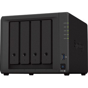 Synology DiskStation DS923+ 4 x Total Bays SAN/NAS Storage System - AMD Ryzen R1600 Dual-core (2 Core) 2.60 GHz - 4 GB RAM