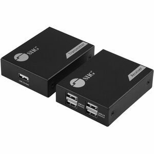 SIIG, Inc 4-Port USB 2.0 Hub Extender - 4-Port USB Extender, Extends USB 2.0 device connections up to 492 feet (150 meters