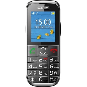 Telefono di funzione MaxCom MM720 - 2G - 5,6 cm (2,2") TFT 176 x 220 - Nero - Bar - 1 Supporto SIM - SIM-free - 800 mAh Ba
