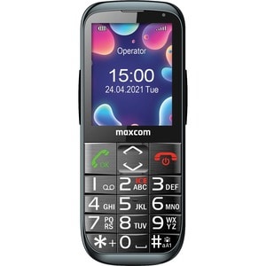 Telefono di funzione MaxCom Comfort MM724 - 4G - 5,6 cm (2,2") 176 x 220 - Cortex A7 - Nero - Bar - SIM-free - Rear Camera