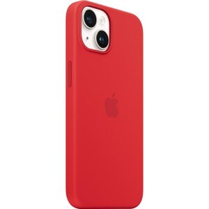 Apple Case for Apple iPhone 14 Smartphone - Red - Silky, Soft-touch - Scratch Resistant, Drop Resistant - Silicone, MicroF