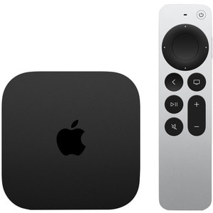 Apple TV 4K Internet TV - 64 GB HDD - Wireless LAN - Black - Siri - HDR10, HDR10+, HLG - Dolby Digital 5.1, Dolby Digital 