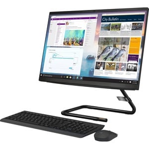 Lenovo IdeaCentre A340-24IWL F0E800YMIN All-in-One Computer - Intel Core i5 10th Gen i5-10210U - 16 GB - 512 GB SSD - 60.4