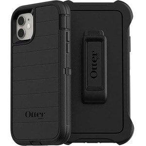 OtterBox Defender Series Pro Rugged Carrying Case (Holster) Apple iPhone 11, iPhone XR Smartphone - Black - Bacterial Resi