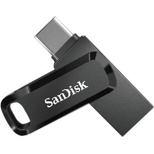 SanDisk Ultra Dual Drive Go 128 GB USB 3.1 (Gen 1) Type C, USB 3.1 (Gen 1) Type A Flash Drive - 150 MB/s Read Speed - 5 Ye