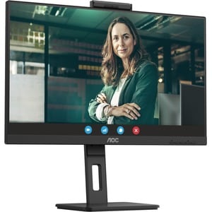 AOC Q27P3QW 27 Zoll Class Webcam WQHD LCD-Monitor - 16:9 Format - Schwarz - 68,6 cm (27 Zoll) Viewable - IPS-Technologie (