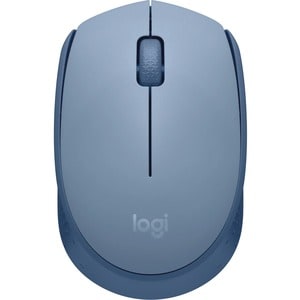 Logitech M171 Mouse - Radio Frequency - USB - Optical - 3 Button(s) - Blue Grey - Wireless - 2.40 GHz - 1000 dpi - Scroll 