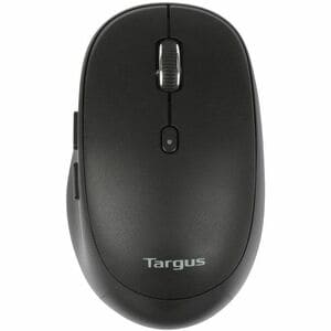 Targus Midsize Comfort Multi-Device Antimicrobial Wireless Mouse - Mid Size Mouse - Optical - Wireless - Bluetooth/Radio F