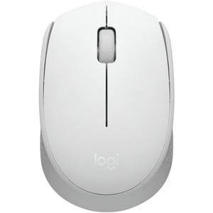 Logitech M170 Mouse - Optical - Wireless - Radio Frequency - 2.40 GHz - Off White - USB - Symmetrical