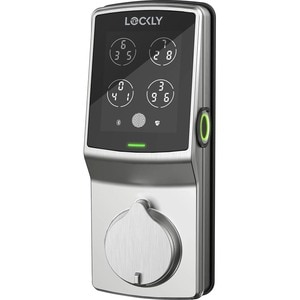 Lockly Wi-Fi Enabled Lockly Secure Pro Smart Lock - Touchscreen - Wireless LAN - Bluetooth - Z-WaveSatin Nickel