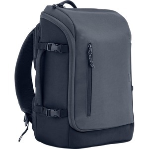 HP Travel Carrying Case (Backpack) for 39.6 cm (15.6") Notebook, Travel Essential - Blue, Grey - Plastic Exterior Material