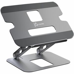 j5create JTS127-N Altura ajustável Sustentação do Notebook - Até 40,6 cm (16") Suporte de ecrã - 4 kg Capacidade de carga 